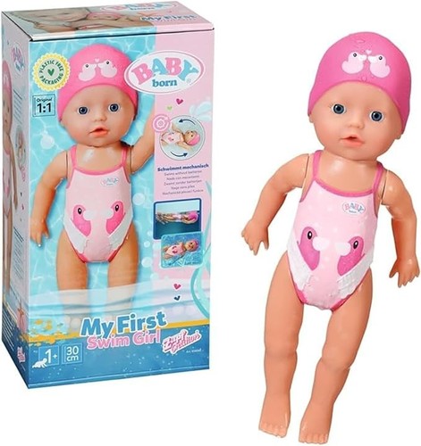 Baby born first swim - my,