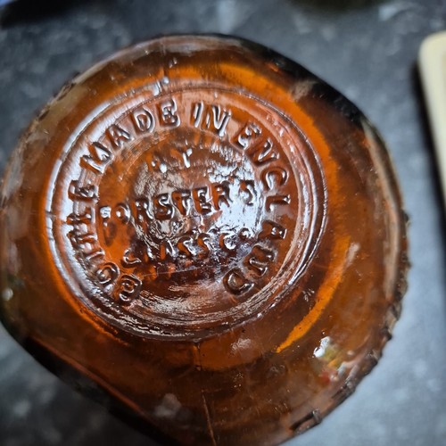 Vintage 8oz bovril bottle - vintage,