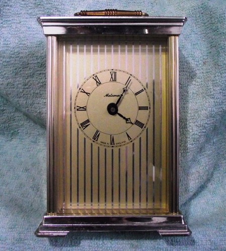 Metamec brass carriage - carriage, clock