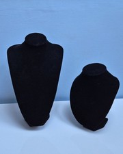 2 x  Large Black Velvet