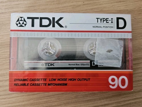 Tdk d90 blank audio cassette - tdk,