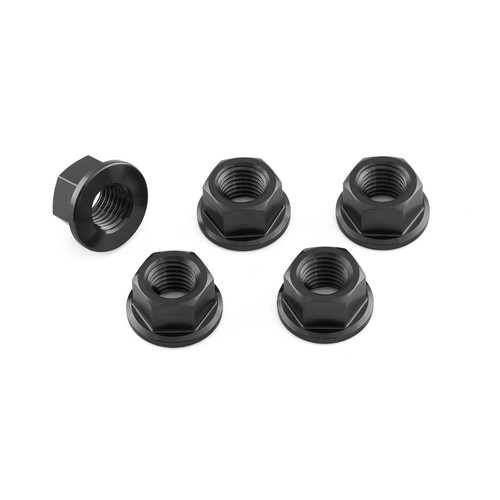 Titanium sprocket nuts m10 - titanium, x5