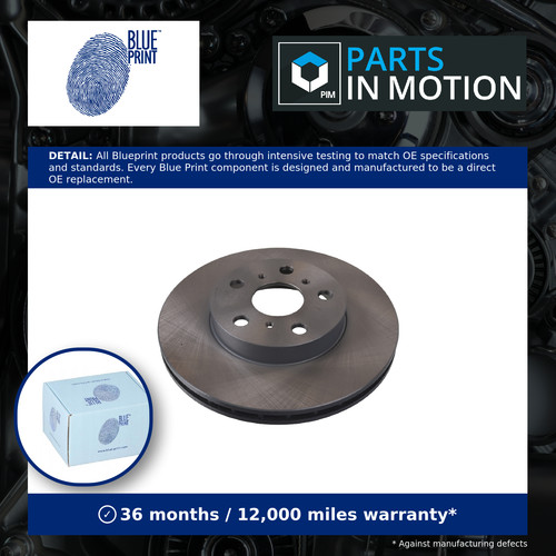 Brake discs pair - discs, vented