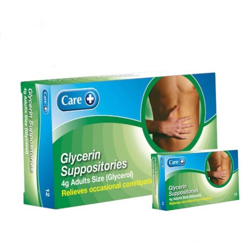 Care glycerin suppositories - care,