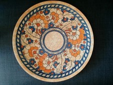 Striking Charlotte Rhead 12inch  'Byzantine' 2681 signed charger. Perfect. 