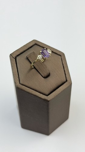 Amethyst and diamond - and, gold