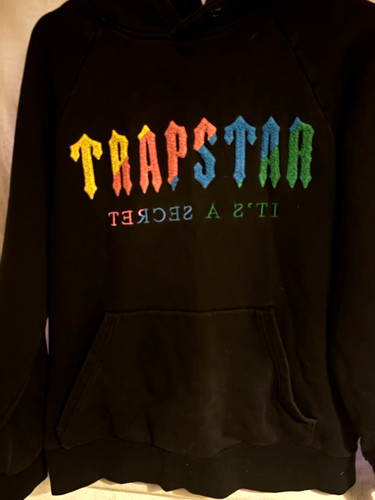 Trapstar men black pullover - black,