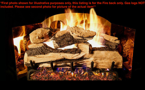 Real fyre gas log - real, fire