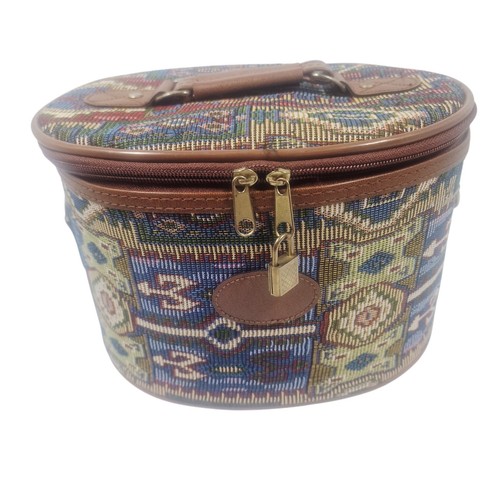 Vintage tapestry vanity - tapestry, case