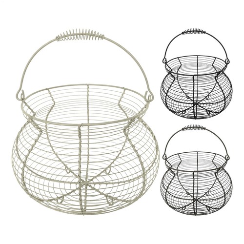 Egg collecting basket - egg, vintage