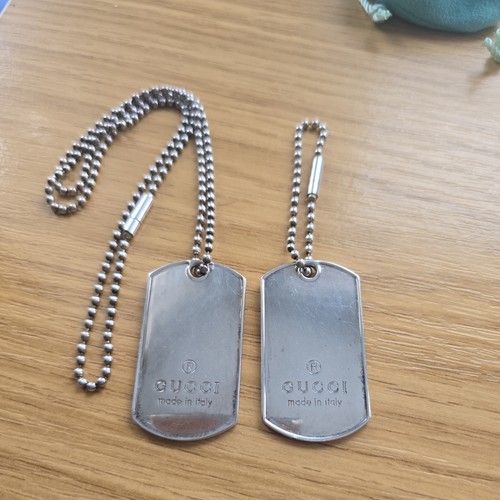 Authentic gucci dog tags - authentic,