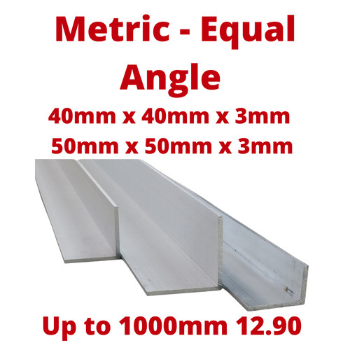 Aluminium equal angle - equal, 40