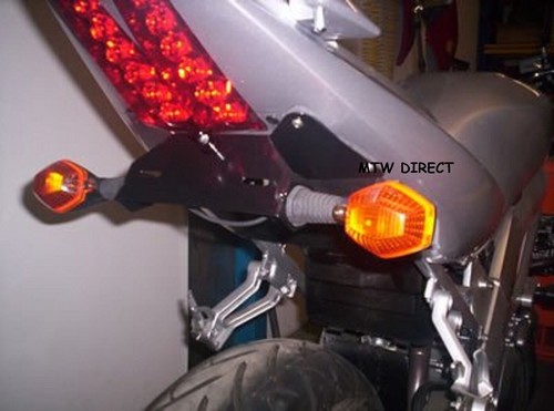 Racing black tail tidy - tail,