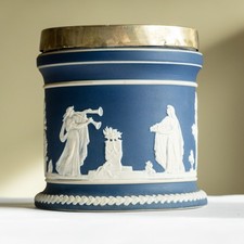 Wedgwood blue white silver