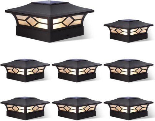 Solar post cap - post, outdoor