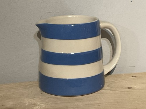Green cornishware jug - tg,