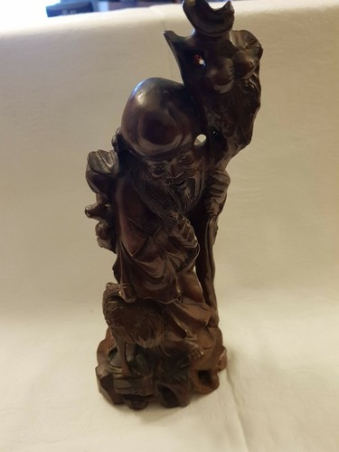 Chinese lacquered wood - wood, carved