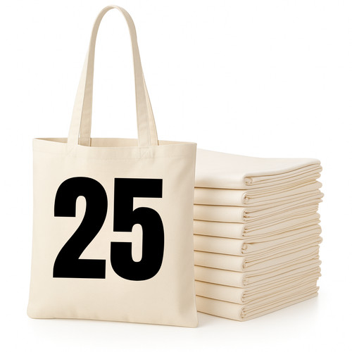 Cotton tote bags pack - tote, 25
