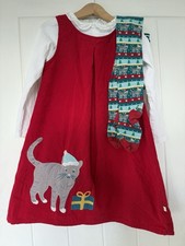 Frugi Christmas Cat Red Cord