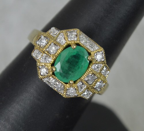 Impressive emerald and diamond - impressive,
