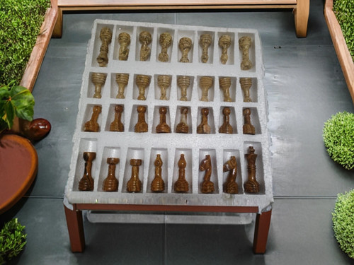 Hand carved weighted - carved,