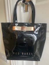 TED BAKER Black PVC Hard Tote