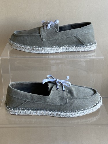 Zara men khaki green canvas - zara,