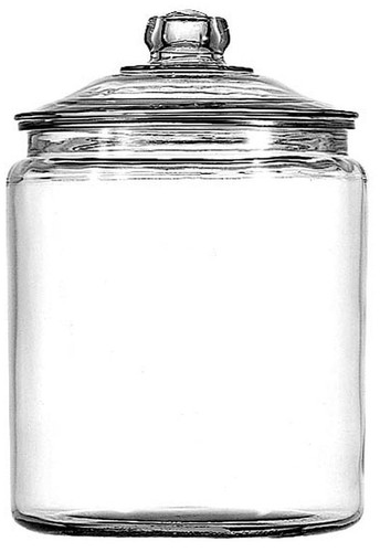 Anchor hocking glass jar - anchor, us