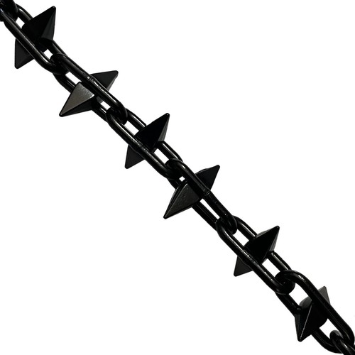 Black steel spiked - steel,