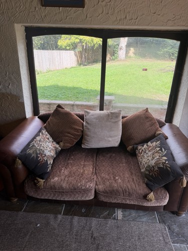 Vintage brown leather - 3, seater