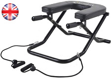 Yoga Headstand Bench Exercise Inversion Stool PU Workbench Upside Down Chair UK