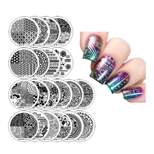 Winstonia nail art - winstonia, stamping