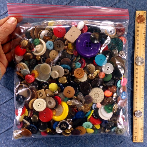 Bulk craft button lot lbs - button,
