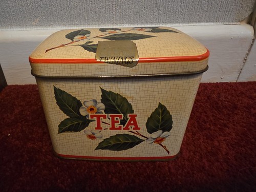 Vintage twinings tea tin - tea,