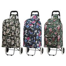 ROCKLANDS 2 Wheel Large Strong Shopping Trolley Shopping Cart Grocery Bag