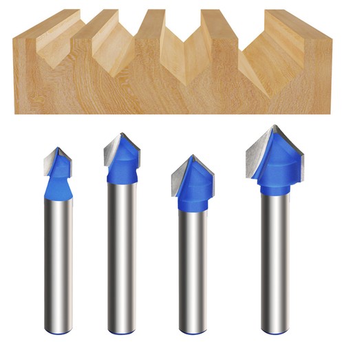 4pcs shank milling tool v - tool,