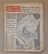 Sunday Mirror Newspapers - NOT