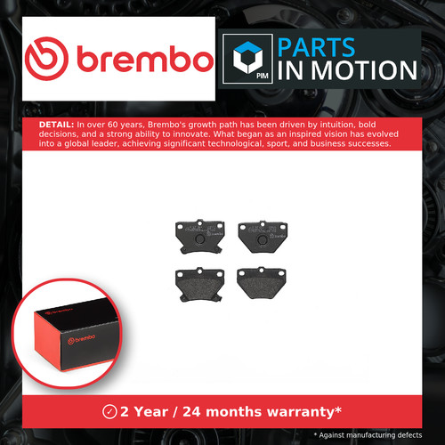 Brake pads set - fits, toyota