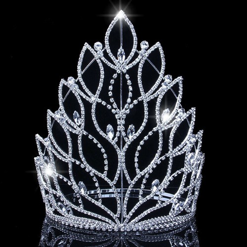 22cm tall crystal huge - tall, tiara