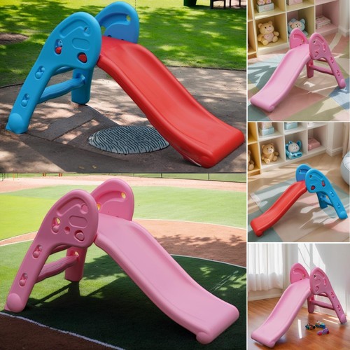 Folding garden slide climber - slide,