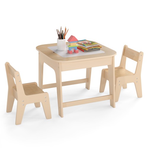 Kids table and chairs - table, with