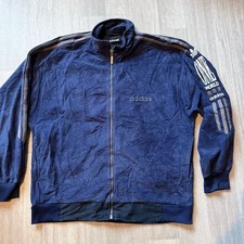 Vintage Adidas ONE WORLD VINTAGE 80s VENTEX VELOUR TOP TRACK Size Medium M