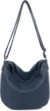 Womens Shoulder Bag Large Slouch Bag Long Strap Crossbody Handbag Faux Leather