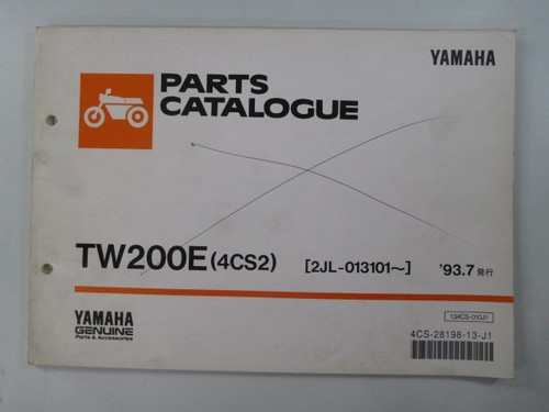 Tw200e parts list 1st - tw200e, edition
