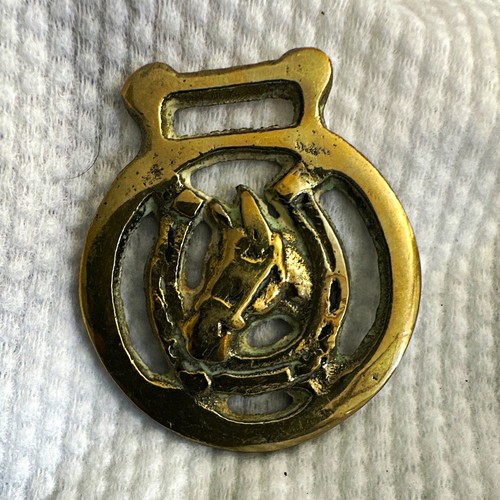 Brass horse brasses harness - brass,