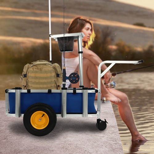 Outdoor fishing cart aluminum - fishing,