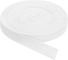 Natural Cotton Webbing Herringbone Weave Twill Trim Tape Edging Trimming Sew On