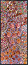 Rachael Nambula. Authentic Aboriginal Art.  Size 105cm x 45cm. Pencil Yam