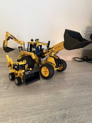 Lego technic backhoe loader - lego,