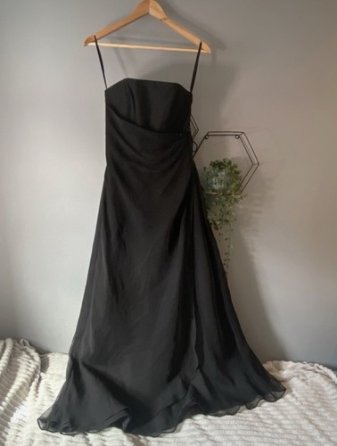 Vintage black strapless - vintage, mori